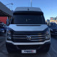 Козирок на лобове скло на рамі V2 (чорний глянець, 5мм) для Volkswagen Crafter 2006-2017рр