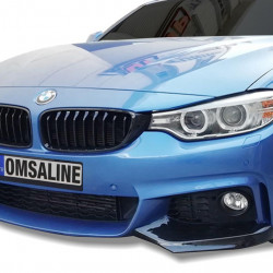 Накладка на передній бампер Flap (чорна) для BMW 4 серія F-32 2012-2024 рр