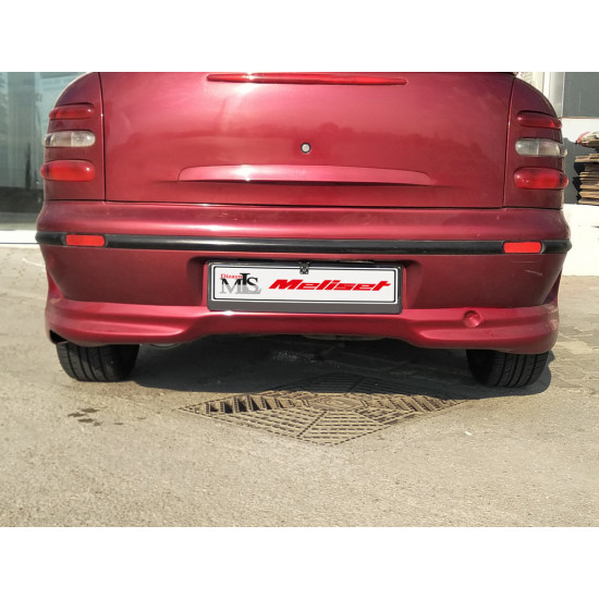 Накладка на задній бампер (Meliset, під покраску) для Fiat Bravo 2008-2024 рр