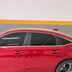 Нижні молдинги стекол (8 шт, нерж) Carmos - Турецька сталь для Honda Civic Sedan 2021-2024 рр