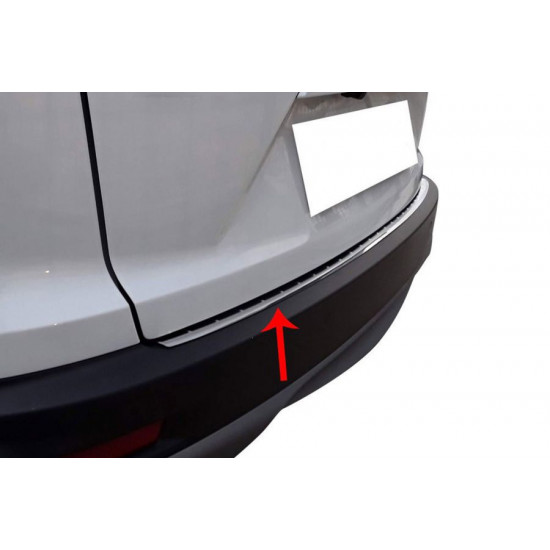 Накладка на задній бампер (нерж) для Honda CRV 2017-2022 рр Накладка на задній бампер (нерж) для Honda CRV 2017-2022 рр
