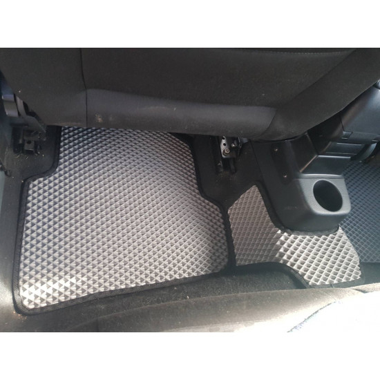 Килимки EVA (сірі) для Skoda Fabia 2007-2014рр Килимки EVA (сірі) для Skoda Fabia 2007-2014рр