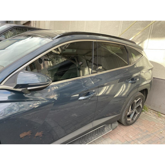Нижня окантовка вікон (6 шт, нерж) OmsaLine - Італійська нержавійка для Hyundai Tucson NX4 2021-2024 рр Нижня окантовка вікон (6 шт, нерж) OmsaLine - Італійська нержавійка для Hyundai Tucson NX4 2021-2024 рр