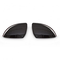 Накладки на дзеркала (2 шт, карбон) для Mercedes C-сlass W205 2014-2021рр