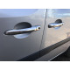 Накладки на ручки (нерж) 3 шт, Carmos - Турецька сталь для Renault Kangoo 2008-2020 рр Накладки на ручки (нерж) 3 шт, Carmos - Турецька сталь для Renault Kangoo 2008-2020 рр