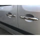 Накладки на ручки (нерж) 3 шт, Carmos - Турецька сталь для Renault Kangoo 2008-2020 рр Накладки на ручки (нерж) 3 шт, Carmos - Турецька сталь для Renault Kangoo 2008-2020 рр