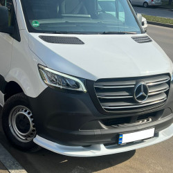 Нижня накладка на передній бампер (під фарбування) для Mercedes Sprinter W907/W910 2018-2024 рр