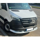 Нижня накладка на передній бампер (під фарбування) для Mercedes Sprinter W907/W910 2018-2024 рр