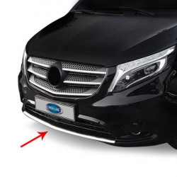Накладки на передній бампер (нерж) для Mercedes Vito / V-class W447 2014-2024 рр
