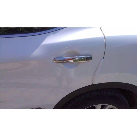Накладки на ручки (4 шт.) Без чіпа, Carmos - Турецька сталь для Nissan Pulsar Накладки на ручки (4 шт.) Без чіпа, Carmos - Турецька сталь для Nissan Pulsar