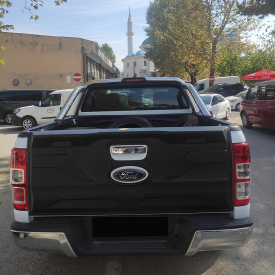 Накладка на задню кришку CappaFe (2015-2024, ABS) для Ford Ranger рр Накладка на задню кришку CappaFe (2015-2024, ABS) для Ford Ranger рр