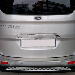 Планка над номером (нерж) Carmos - Турецька сталь для Ford Courier 2014-2023 рр