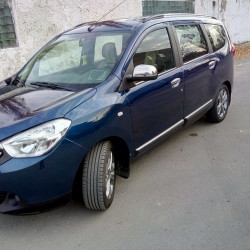 Накладки на ручки (4 шт., нерж.) Carmos - Турецька сталь для Dacia Lodgy 2012-2022 рр