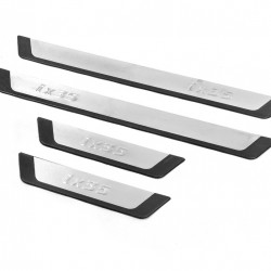 Накладки на пороги Omsa Flexill (4 шт, нерж) для Hyundai IX-35 2010-2015рр