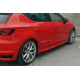 Бокові пороги Performance (чорні) для Seat Leon 2013-2020 рр