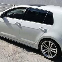 Пороги (ABS-пластик) для Volkswagen Golf 7