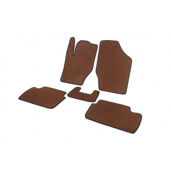 Килимки EVA SD (коричневі) для Citroen C-4 2010-2024 рр Килимки EVA SD (коричневі) для Citroen C-4 2010-2024 рр