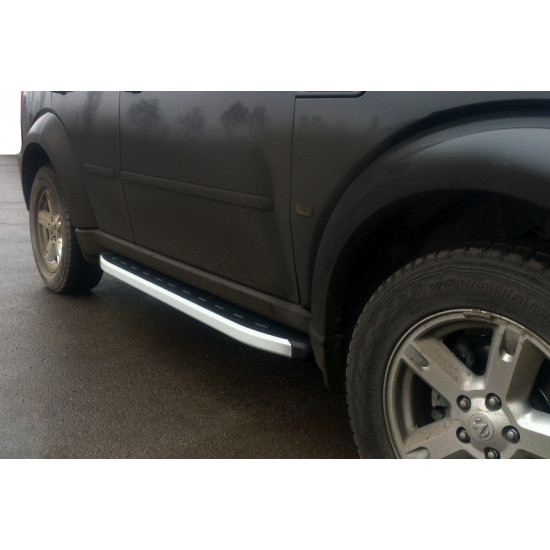 Бокові пороги Fullmond (2 шт., алюміній) для Dodge Nitro 2007-2024 рр Бокові пороги Fullmond (2 шт., алюміній) для Dodge Nitro 2007-2024 рр