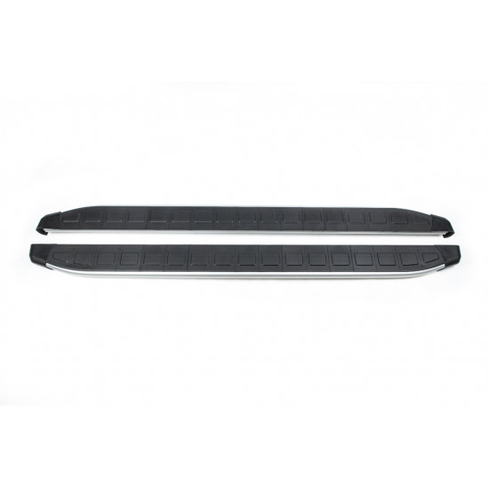Бокові пороги Fullmond (2 шт., алюміній) для Dodge Nitro 2007-2024 рр Бокові пороги Fullmond (2 шт., алюміній) для Dodge Nitro 2007-2024 рр