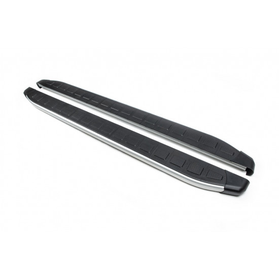 Бокові пороги Fullmond (2 шт., алюміній) для Dodge Nitro 2007-2024 рр Бокові пороги Fullmond (2 шт., алюміній) для Dodge Nitro 2007-2024 рр