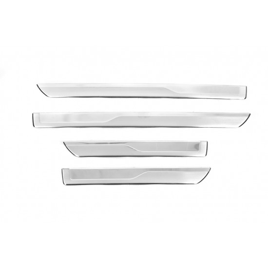 Накладки на пороги OmsaLine (4 шт, нерж) для Skoda Kodiaq Накладки на пороги OmsaLine (4 шт, нерж) для Skoda Kodiaq