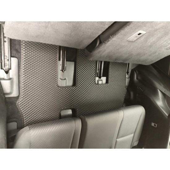 Килимки EVA (3 ряди, чорні) для Toyota Highlander 2013-2019 рр Килимки EVA (3 ряди, чорні) для Toyota Highlander 2013-2019 рр