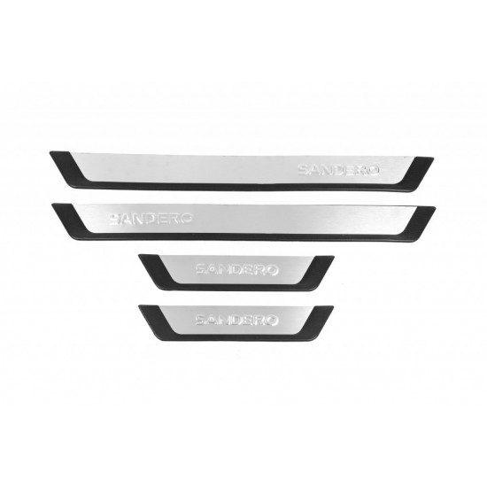 Накладки на пороги Flexill (4шт) Sandero для Renault Sandero 2007-2013 рр Накладки на пороги Flexill (4шт) Sandero для Renault Sandero 2007-2013 рр