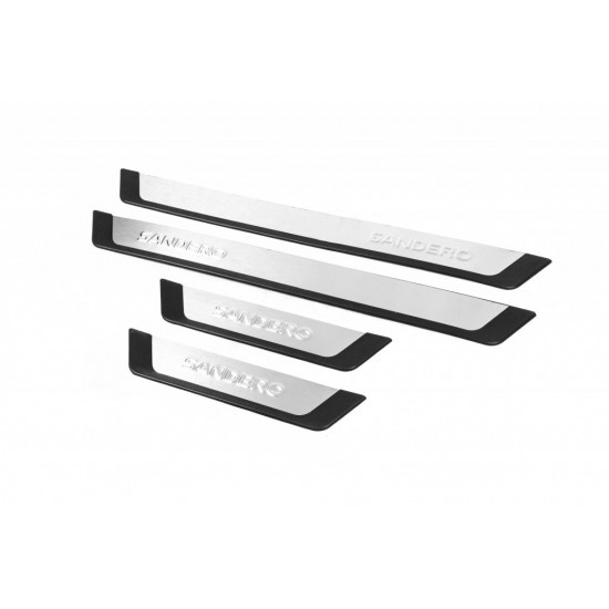 Накладки на пороги Flexill (4шт) Sandero для Renault Sandero 2007-2013 рр Накладки на пороги Flexill (4шт) Sandero для Renault Sandero 2007-2013 рр