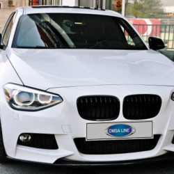 Накладка на передний бампер Lip для BMW 1 серія F20/21 2011-2019 рр