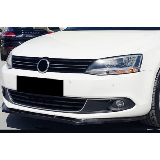 Накладка на передний бампер Lip (чорна) для Volkswagen Jetta 2011-2018 рр Накладка на передний бампер Lip (чорна) для Volkswagen Jetta 2011-2018 рр