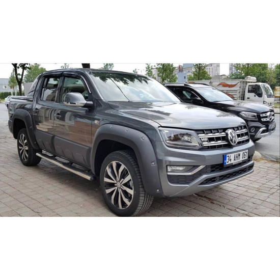 Розширювачі колісних арок (скловолокно, під фарбування) 23 см для Volkswagen Amarok 2010-2022 рр