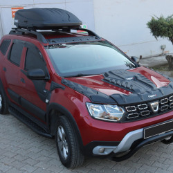 Комплект накладок на капот DRAGON (3 шт) для Dacia Duster 2018-2024 рр