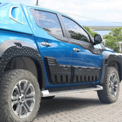 Молдинг двері EuroCap (6 шт, ABS) для Mitsubishi L200 2015-2024 рр