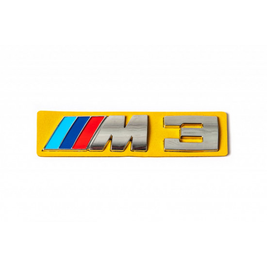 Емблема M3 (120мм на 27мм) для BMW 3 серія E-46 1998-2006 рр Емблема M3 (120мм на 27мм) для BMW 3 серія E-46 1998-2006 рр