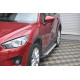 Бокові пороги Allmond Grey (2 шт., алюм) для Mazda CX-5 2012-2017рр