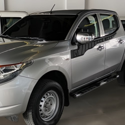 Верхні молдинги дверей 2015-2019 (4 шт, ABS) для Mitsubishi L200 рр