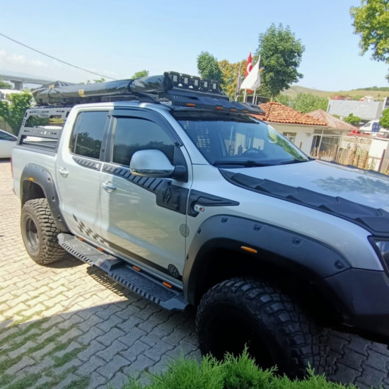 Верхні молдинги дверей (6 шт, ABS) для Volkswagen Amarok 2010-2022 рр