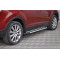 Бокові пороги Allmond Grey (2 шт., алюм) для Mazda CX-9 2007-2016рр