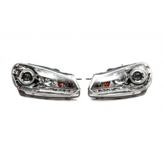 Передні фари Silver (2 шт, LED) для Volkswagen Golf 6