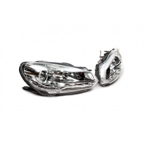 Передні фари Silver (2 шт, LED) для Volkswagen Golf 6