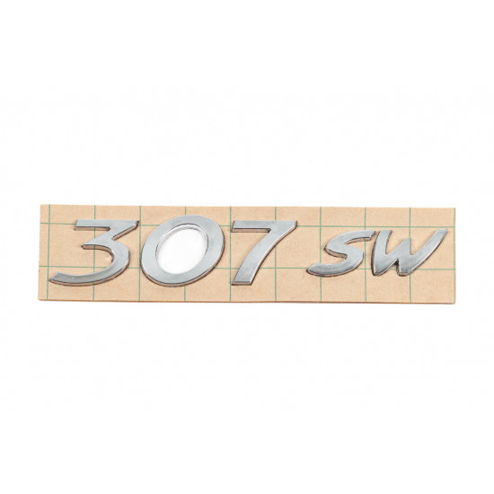 Напис 307 SW (175мм на 30мм) для Peugeot 307 Напис 307 SW (175мм на 30мм) для Peugeot 307