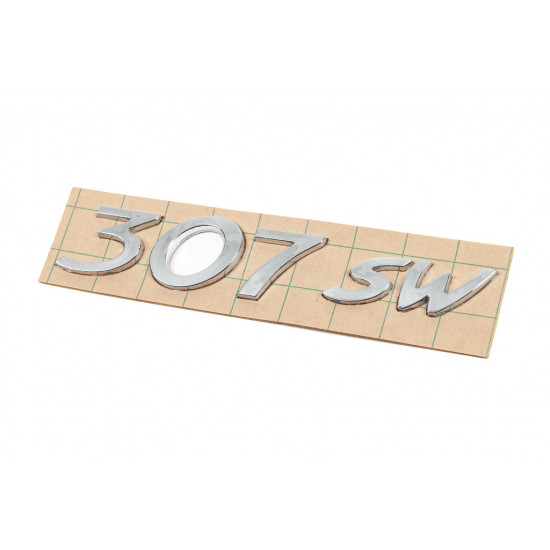 Напис 307 SW (175мм на 30мм) для Peugeot 307 Напис 307 SW (175мм на 30мм) для Peugeot 307