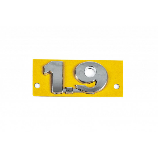 Напис 1.9 (48мм на 25мм) для Volkswagen Vento 1992-1998 рр Напис 1.9 (48мм на 25мм) для Volkswagen Vento 1992-1998 рр