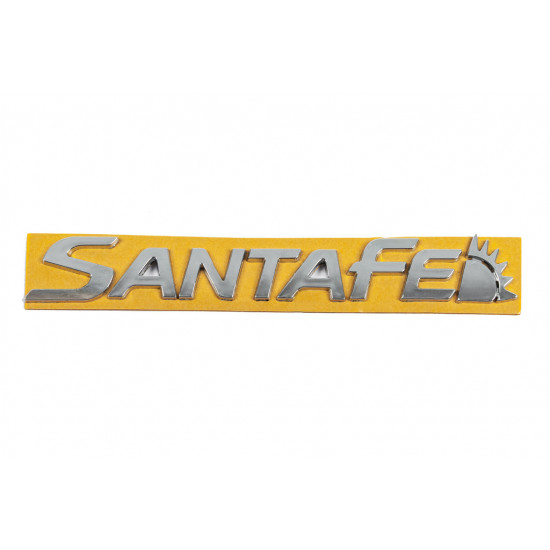 Напис SantaFe (210мм на 30мм) для Hyundai Santa Fe 3 2012-2018рр Напис SantaFe (210мм на 30мм) для Hyundai Santa Fe 3 2012-2018рр