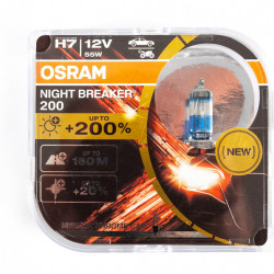 Лампа головного світла Osram H7 55W Night Breaker -2024200% 64210nb200