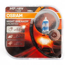 Лампа головного світла Osram H7 55W Night Breaker Unlimited 64210NBU