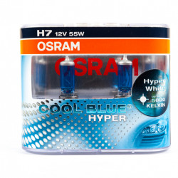 Лампа головного світла Osram H7 55W Cool Blue Hyper 62210CBH