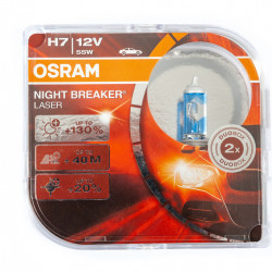 Лампа головного світла Osram H7 55W Night Breaker Laser 130% 64210NBL