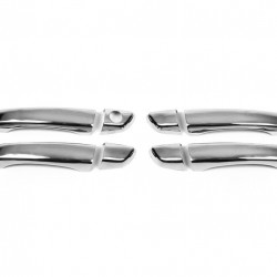 Накладки на ручки Carmos (4 шт, нерж) для Peugeot 308 2014-2021 рр