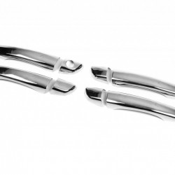 Накладки на ручки Carmos (4 шт, нерж) для Peugeot 2008 2019-2024 рр